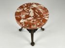 Terracotta Top Accent Table with Metal Legs | Side Table in Tables by Boldstone. Item composed of metal in contemporary or eclectic & maximalism style