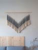 Hinoki 2 | Macrame Wall Hanging in Wall Hangings by Pepita Topos Studio. Item made of wood with cotton works with boho & contemporary style
