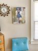 Hustling Home to Fix the Strap Abstract Figure Painting | Oil And Acrylic Painting in Paintings by Donna Weathers. Item composed of wood