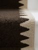 Handwoven Woolen Brown Runner Rug | Rugs by Evergreen Carpets. Item made of wool works with boho & minimalism style