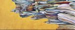 Cliffside-1 | Oil And Acrylic Painting in Paintings by Sangeeta Sagar. Item composed of paper & synthetic