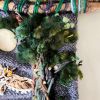 Ghost Orchid By Moonlight In the Fakahatchee | Embroidery in Wall Hangings by PEGGY OBERLIN/Bohograndmapeg/Story Tale Weaving. Item composed of birch wood & cotton compatible with boho and mid century modern style