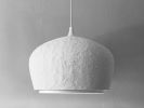 White minimalist pendant light | Pendants by Donatas Žukauskas. Item composed of metal & cement compatible with minimalism and contemporary style