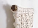 Modern Macramé Driftwood Wall Hanging Custom White Handmade | Macrame Wall Hanging in Wall Hangings by MACRO MACRAME by Maeve Pacheco. Item composed of wood & cotton compatible with boho and contemporary style
