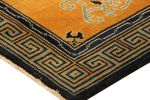 Rug & Kilim’s Chinese Art Deco Rug in Gold Open Field | Area Rug in Rugs by Rug and Kilim