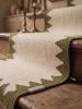 Handwoven Wool Olive Stair Runner | Custom Wool Hallway Carp | Runner Rug in Rugs by Evergreen Carpets. Item composed of wool in boho or minimalism style