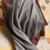 Simply Taupe Hand-spun Merino Handloom Throw | Linens & Bedding by Studio Variously. Item made of wool