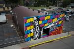 Gutenberg Turns Me On | Murals by Bryan Alexis | Weldon Williams & Lick Inc in Fort Smith. Item composed of synthetic