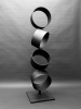 Interval | Public Sculptures by Nicholas Turner. Item composed of steel in minimalism or mid century modern style