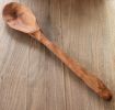 Chef Spoon, Wooden Spoon Handcarved from Cherry Wood | Utensils by Wild Cherry Spoon Co.. Item made of walnut compatible with minimalism and country & farmhouse style