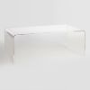 Acrylic coffee table 48" x 18" x 18" made of .750" Acrylic | Tables by PlasticMart. Item in minimalism or mid century modern style