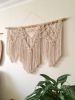 Large Macrame Wall Hanging - "Rain" | Wall Hangings by macramestories. Item made of cotton works with boho & country & farmhouse style
