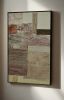 embracing stability | Mixed Media in Paintings by VISCERAL HOME STUDIO. Item composed of oak wood & canvas compatible with boho and mid century modern style