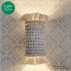 Riverine coastal wall sconce (up and down light function) | Sconces by Light and Fiber. Item composed of cotton and metal in boho or contemporary style