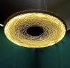 IRIDE Ceiling Light Sculpture | Flush Mounts by RUBERTELLI DESIGN. Item made of cotton with fiber