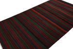 Vintage Afghani tribal Kilim rug, in Burgundy, from Rug | Area Rug in Rugs by Rug and Kilim