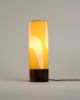 Modern Table Lamp | Lamps by La Loupe. Item composed of wood and linen in mid century modern or japandi style