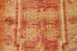 Vintage Oushak Traditional Beige and Red Wool Rug 12747 | Area Rug in Rugs by Rug and Kilim