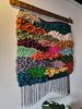 Woven Wall Art "Meadow" | Tapestry in Wall Hangings by MossHound Designs by Nicole Hemmerly. Item composed of wool compatible with boho and mid century modern style