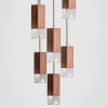 Lamp/One Wood 6-Light Chandelier | Chandeliers by Formaminima