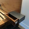 Walnut and Steel Bed/ Bedframe | Headboard in Beds & Accessories by Donald Mee Design. Item made of walnut with steel works with contemporary style