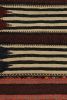 Vintage Afghan Kilim Rug with Polychromatic Stripes | Area Rug in Rugs by Rug and Kilim. Item made of wool
