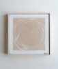 Lagoon - White | Oil And Acrylic Painting in Paintings by Stef Shock. Item made of canvas works with boho & mid century modern style