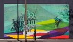 Cinq temps pour McLaren / Five Times for McLaren. | Street Murals by Jason Cantoro. Item composed of synthetic
