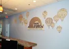 "Folk Tale" mural | Murals by Aniko Doman | Over The Rainbow Pediatric Urgent Care in Henderson. Item composed of synthetic