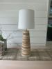 Ziggy Medium Drum Shade | Table Lamp in Lamps by Perch Objects. Item composed of birch wood in boho or minimalism style