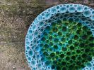 "Amorphous bubbles" - Small ceramic bowl | Decorative Bowl in Decorative Objects by "Living Water" Design by Bojana Vuksanović. Item composed of ceramic & glass compatible with contemporary style