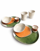 Autumn / Winter Dinner Set for Two — 10 Pieces | Plate in Dinnerware by Pottery & Poetry. Item made of ceramic works with contemporary style