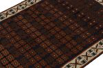 Rug & Kilim’s Oushak style rug in Blue with Rust Orange | Area Rug in Rugs by Rug and Kilim