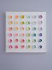 Kintsugi Eggshells Chroma Petals | Wall Sculpture in Wall Hangings by Elisa Sheehan. Item made of synthetic