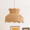 Anar Rattan Lampshade (Large) | Lighting by Hastshilp. Item made of wood