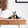 Blank Brass Desk Organizer | Decorative Bowl in Decorative Objects by Kitbox Design. Item made of brass works with minimalism & contemporary style