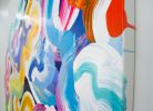Confetti | Oil And Acrylic Painting in Paintings by Claire Desjardins. Item made of canvas with synthetic