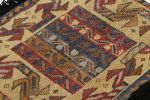 Rug & Kilim’s Tribal Square Scatter Rug with Geometric | Area Rug in Rugs by Rug and Kilim