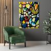 Abstract 4538 | Prints in Paintings by Petra Trimmel. Item composed of wood and canvas