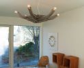 "Flux" organic metal chandelier | Chandeliers by JAN PAUL. Item made of steel works with contemporary & industrial style