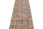 Vintage Zeki Múren Rug in Brown with Colorful Floral Pattern | Area Rug in Rugs by Rug and Kilim