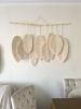 Large macrame feathers with 9 feathers - Different shapes | Macrame Wall Hanging in Wall Hangings by Damla. Item composed of wood and cotton in boho style