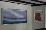 Private collection, Encaustic and oil, mono print and underwater photography (Submerged Garden) | Oil And Acrylic Painting in Paintings by Andrea Bonfils. Item made of paper with synthetic