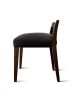 Umberto Low Side Chair in Argentine Rosewood by Costantini | Dining Chair in Chairs by Costantini Design. Item composed of wood & fabric
