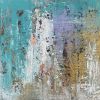 New Beginnings | Oil And Acrylic Painting in Paintings by Julija Saler. Item made of canvas compatible with boho and contemporary style