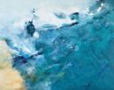 Riding the Wave Acrylic Contemporary Abstract | Oil And Acrylic Painting in Paintings by Strokes by Red - Red (Linda Harrison). Item made of canvas
