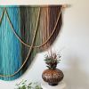 Earth Tone Boho Fiber Art Wall Hanging Tapestry | Wall Hangings by Mercy Designs Boho. Item made of fiber works with boho & contemporary style