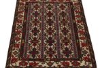 Vintage Baluch Afghan rug in Red, Beige, Blue & Brown | Area Rug in Rugs by Rug and Kilim