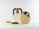 Ampolle - basso | Vase in Vases & Vessels by gumdesign. Item composed of metal and marble in modern style