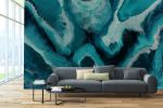 Jewel of Capri-BG Wallpaper Mural | Wall Treatments by MELISSA RENEE fieryfordeepblue  Art & Design. Item made of paper works with contemporary & eclectic & maximalism style